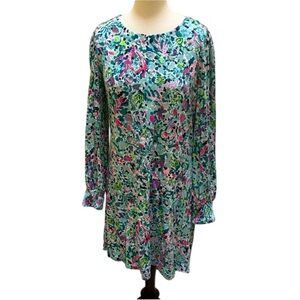 NWT Lilly Pulitzer Diann Long Sleeve Dress size Large